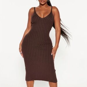 Litzel sweater midi dress